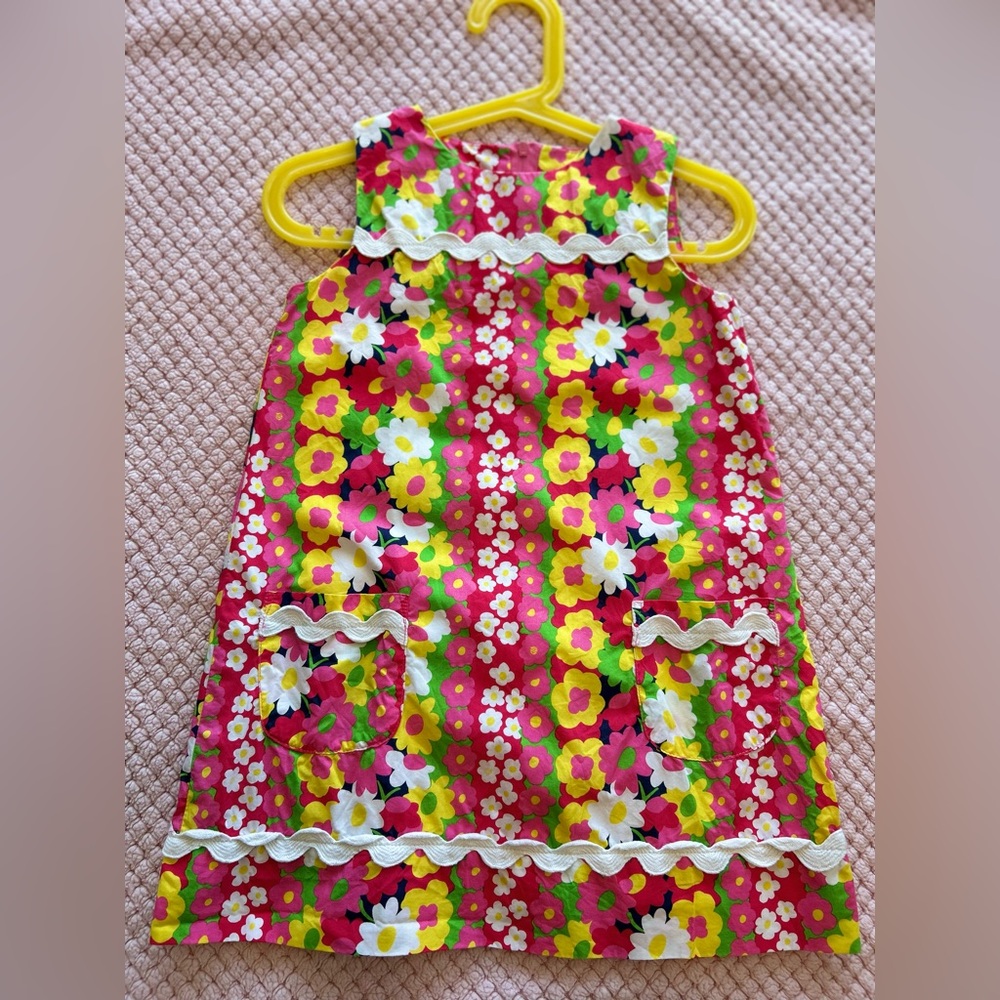 4, Lilly Pulitzer Pink and Yellow Floral Dress